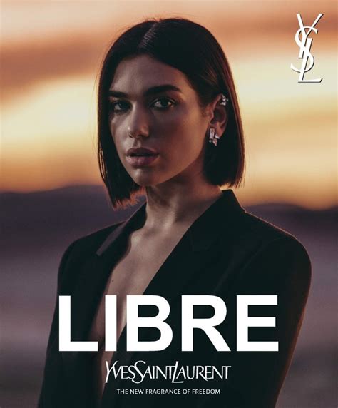 libre yves saint laurent model|Dua Lipa for Yves Saint Laurent 'Libre' Fragrance Campaign.